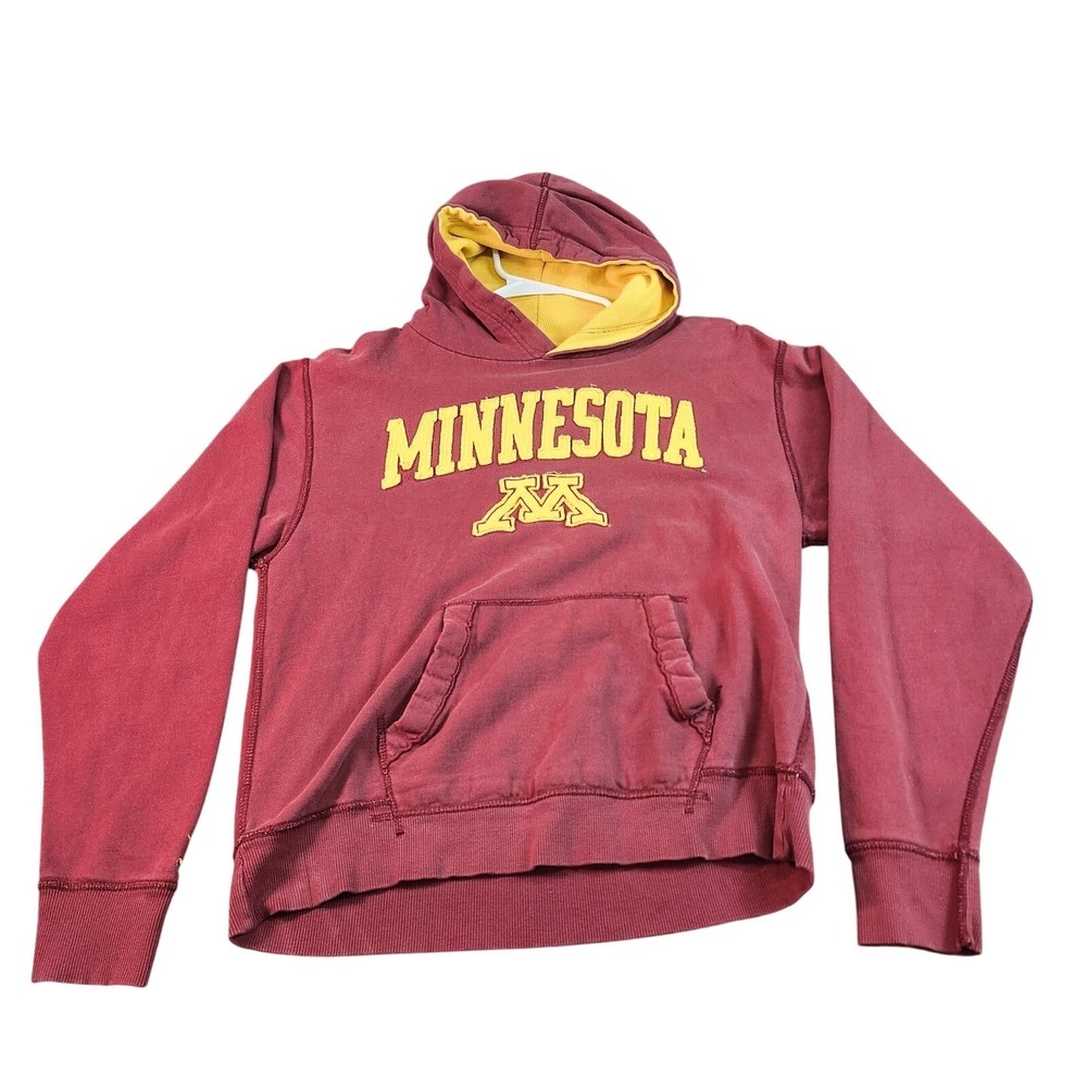 Minnesota Golden Gophers Sweatshirt Hoodie Womens Large NCAA Football Pressbox